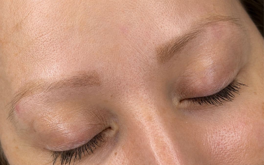 Microblading, vorher