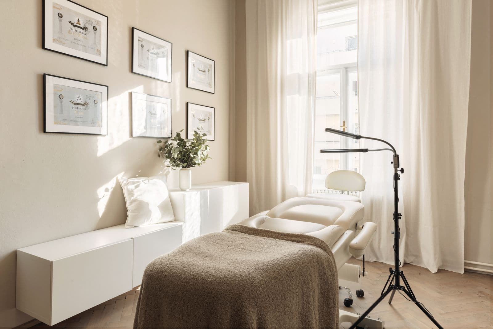 Behandlungsplatz im Fiorella Studio